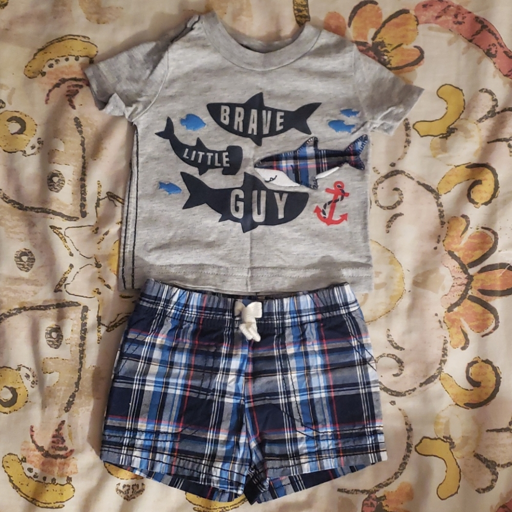 Newborn Matching Short Set Bundle - Picture 2 of 8